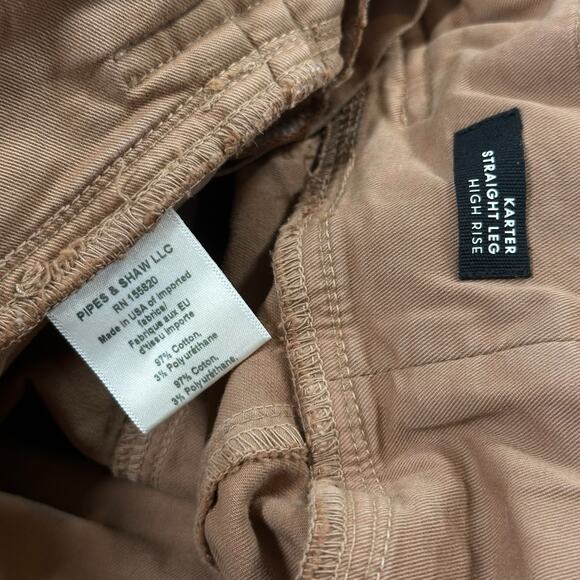 Veronica Beard Women's Karter Straight Leg High Rise Pants Size 25 - Picture 6 of 6